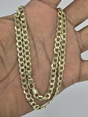 10k Real Gold Cuban Chain 5.7 Mm 20 Inches
